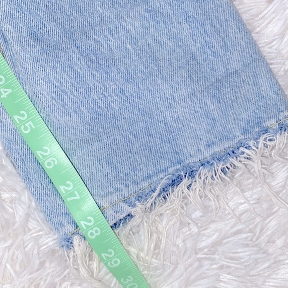 Revolve GRLFRND Ripped straight leg jeans - Picture 9 of 12